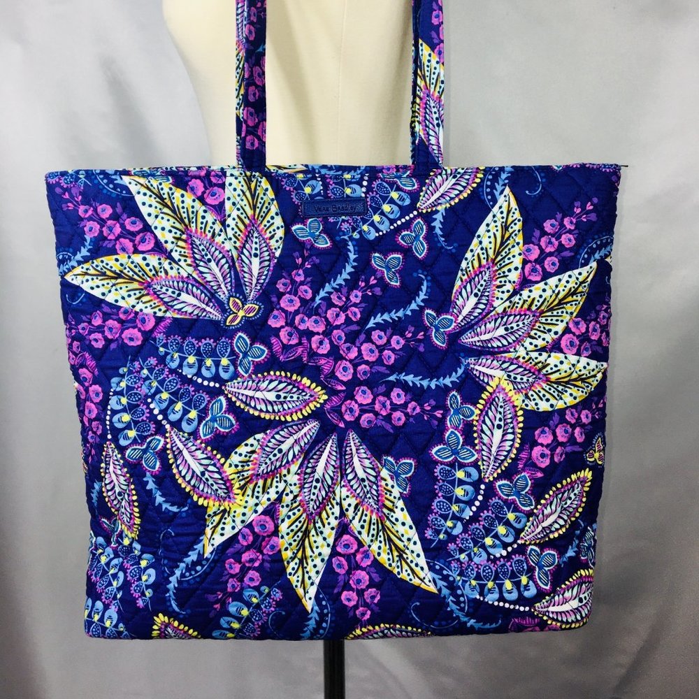 Vera Bradley Batik Leaves Essential Tote NWOT